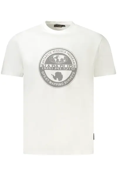 Biele tričko s krátkym rukávom Napapijri