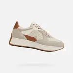 Cream women's sneakers Geox Amabel - Women's