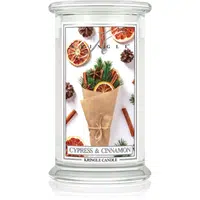 Kringle Candle Cypress & Cinnamon vonná svíčka 624 g