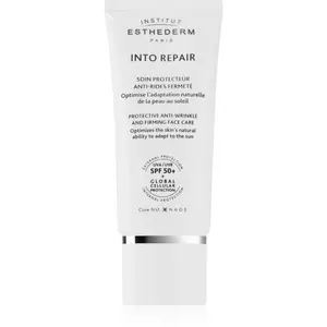 Institut Esthederm Into Repair Protective And Anti-Wrinkle Creme SPF 50+ ochranný krém na obličej při sluneční intoleranci SPF 50+ 50 ml