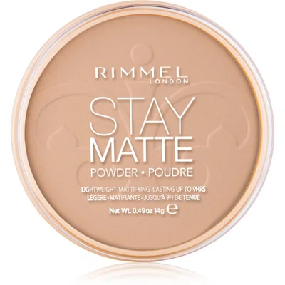 Rimmel Stay Matte pudr odstín 008 Cashmere 14 g