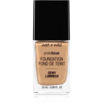 Wet n Wild PhotoFocus lehký hydratační make-up pro rozjasnění pleti odstín Golden Beige 28 ml