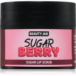 Beauty Jar Berry Sugar peeling na rty s kakaovým máslem a vitamínem E 15 ml