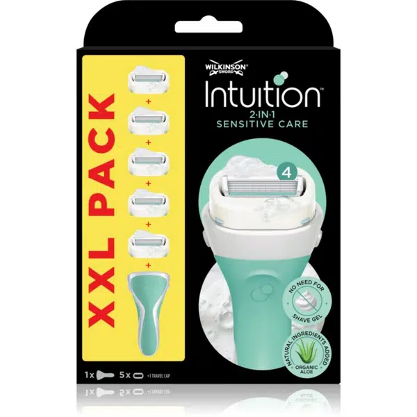 Wilkinson Sword Intuition Sensitive holicí strojek + náhradní hlavice 5 ks