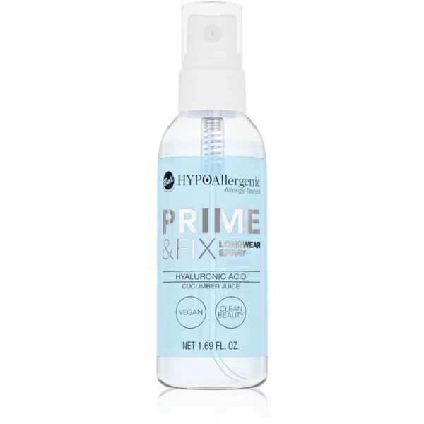 Bell Hypoallergenic Hydrating podkladová báze a fixační sprej v jednom s kyselinou hyaluronovou 50 ml