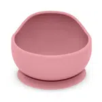 Petite&Mars Take&Match Silicone Bowl miska s přísavkou Dusty Rose 6 m+ 360 ml
