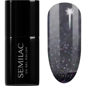 Semilac UV Hybrid Winter Collection gelový lak na nehty s použitím UV/LED lampy odstín 611 Violet Night 7 ml
