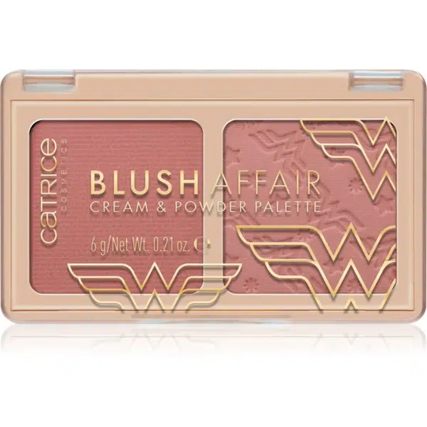 Catrice Wonder Woman duo tvářenka odstín 020 Powerfull Together 6 g