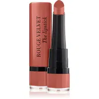Bourjois Rouge Velvet The Lipstick matná rtěnka odstín 46 Honey Nougat 2.4 g