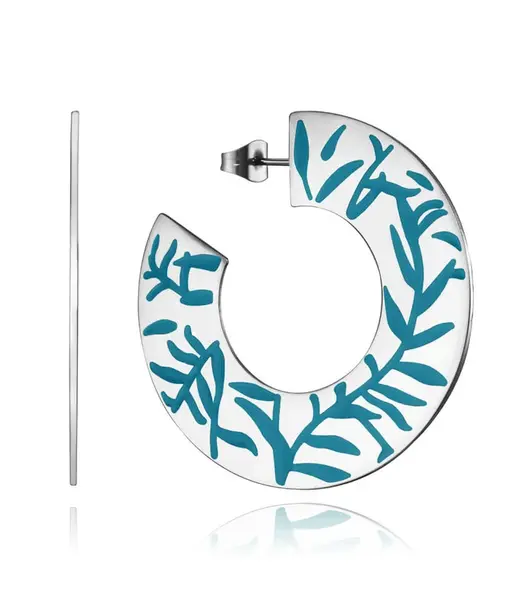 Viceroy Výrazné oceľové náušnice kruhy Chic 75272E01000