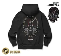 4anglersdesign mikina back to the old roots - m