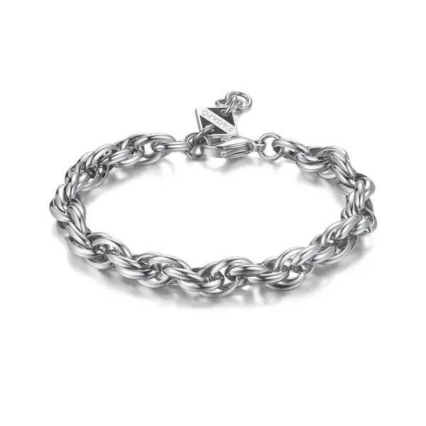 S'Agapõ Moderný oceľový náramok Ripple SRP32