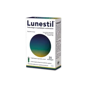 Lunestil, přírodní podpora klidného spánku 20 duokapslí s technologií zpožděného uvolňování