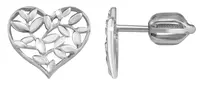 Soliter Strieborné náušnice Srdce 431 001 02762 04