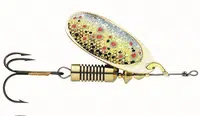 Dam blyskáč effzett nature 3d spinner sinking brown trout - 4 10 g