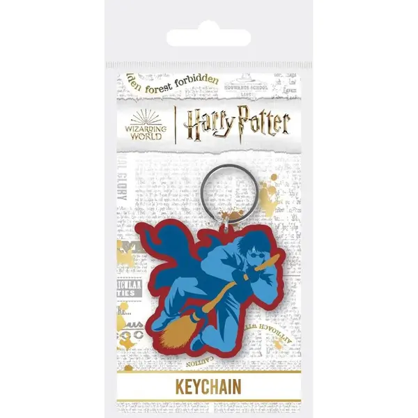 Pyramid International Kľúčenka gumová Harry Potter metla