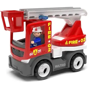 Eco MultiGO Fire Rebrík s hasičom Auto s Igráčkom