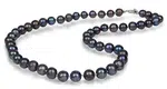JwL Luxury Pearls Náhrdelník s pravými kovovo modrými perlami JL0265