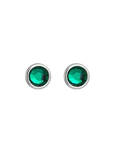 Preciosa Náušnice Carlyn s kryštálom Emerald 7235 66