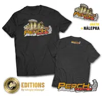 4anglersdesign tričko perch hunter - l