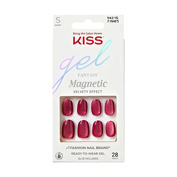 KISS Gelové nehty Gel Fantasy Magnetic (Set Us Free) 28 ks