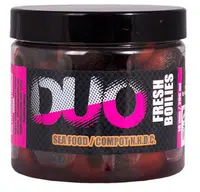Lk baits boilie duo x-tra fresh sea food/compot nhdc - 200 ml 18 mm