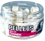 Lk baits pop-up pelety v dipu 12 mm 40 g - česnek