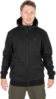Fox bunda collection soft shell jacket black orange - s