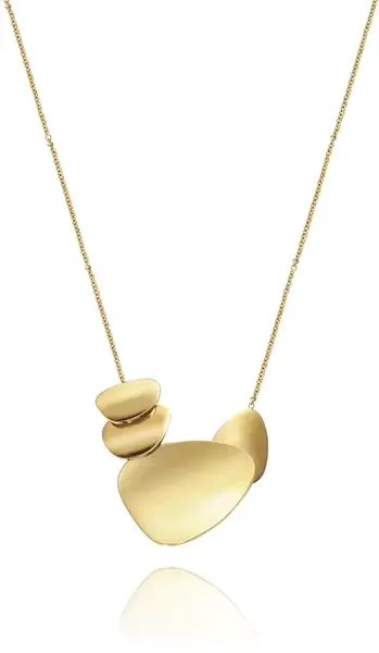 Viceroy Pozlacený náhrdelník s designovou ozdobou Air 15008C09012