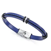 Viceroy Modrý silikonový náramek pro muže Magnum 14128P01013