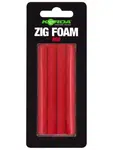 Korda pěnové válečky zig foam - červená