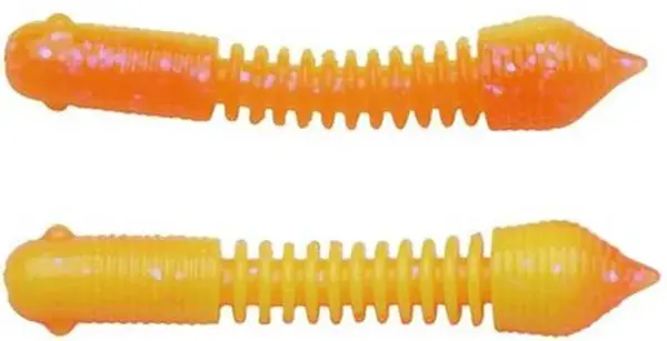Berkley gumová nástraha powerbait power pillar fluo orange sunshine yellow - 5,5 cm 10 ks