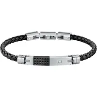 Morellato Stylový pánský kožený náramek Moody SQH58