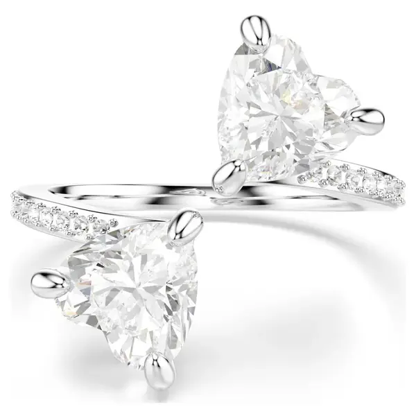 Swarovski Luxusní otevřený prsten s krystaly Swarovski Mesmera 5535191 58 mm