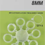Korum silikonové kroužky mega bands 8 mm