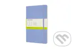 Moleskine - zápisník svetlomodrý (stredný, čistý, mäkká väzba)