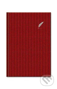 Notes Elegant červený (linajkovaný)