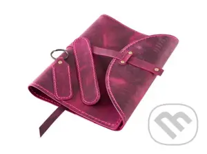 Set Záložka, klíčenka, obal s nýty XL Pull Up Růžový