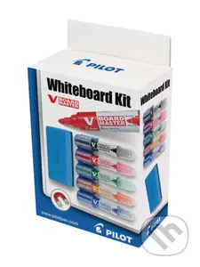VBM sada 5 kusov popisovačov na biele tabule + držiak + špongia