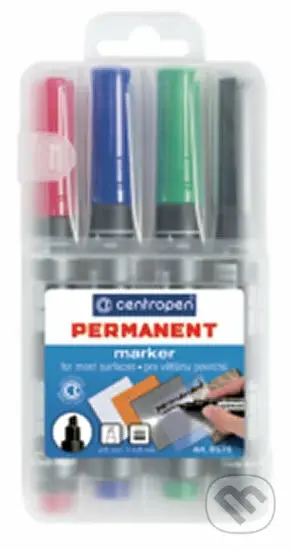 Centropen popisovač 8576 permanent (4 ks)
