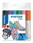 Sada 6 kusov akrylových popisovačov Pintor, (M) stredné, Fun