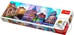 Panoramatické puzzle - Cestování po Itálii - puzzle z kategorie Města a stavby
