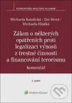 Zákon o některých opatřeních proti legalizaci výnosů z trestné činnosti - kniha z kategorie Trestní právo