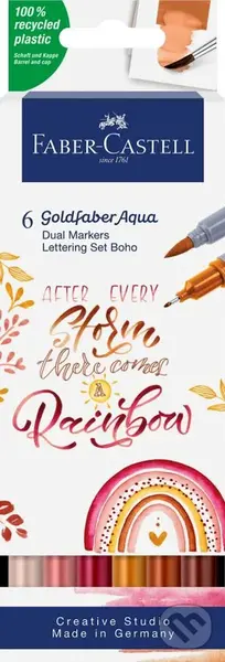 Popisovače Goldfaber Aqua Dual 6 kusov Boho set