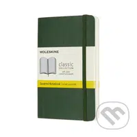 Moleskine - zelený zápisník Soft (pocket, čistý)