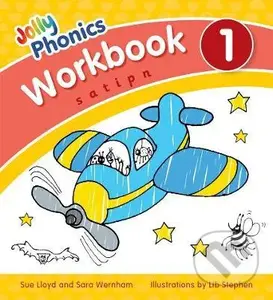 Jolly Phonics - Workbook 1 (in Precursive Letters (British English edition)) - Sue Lloyd, Sara Wernham, Lib Stephen (ilustrátor)