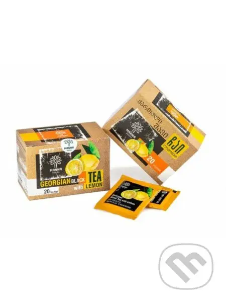MANNA gruzínsky Čierny čaj s citrónom porciovaný 20ks
