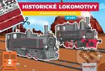 Historické lokomotivy (Jednoduché vystřihovánky)