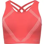 Fitforce GEMALINA Dívčí bezešvá fitness podprsenka, lososová, velikost 140-146