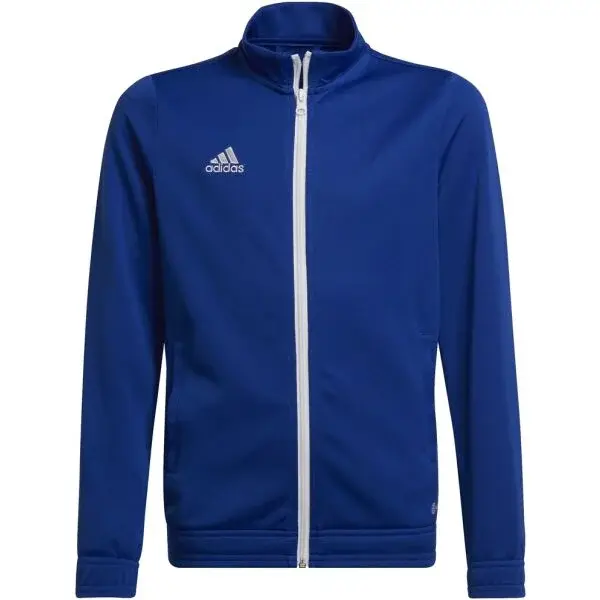 adidas ENTRADA 22 TRACK JACKET Juniorská fotbalová mikina, modrá, velikost